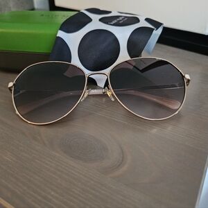 Kate Spade Light Pink / Rose Gold Sunglasses